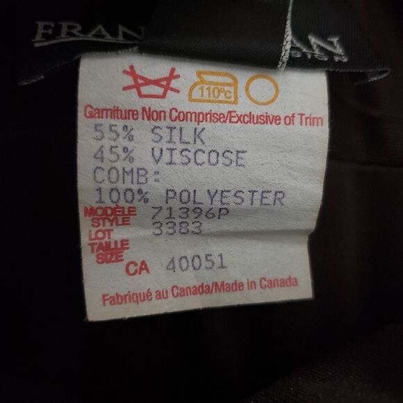 Frank Lyman Size 8 Medium Green Brown Silk Sleeveless Halter Dress - Picture 6 of 11